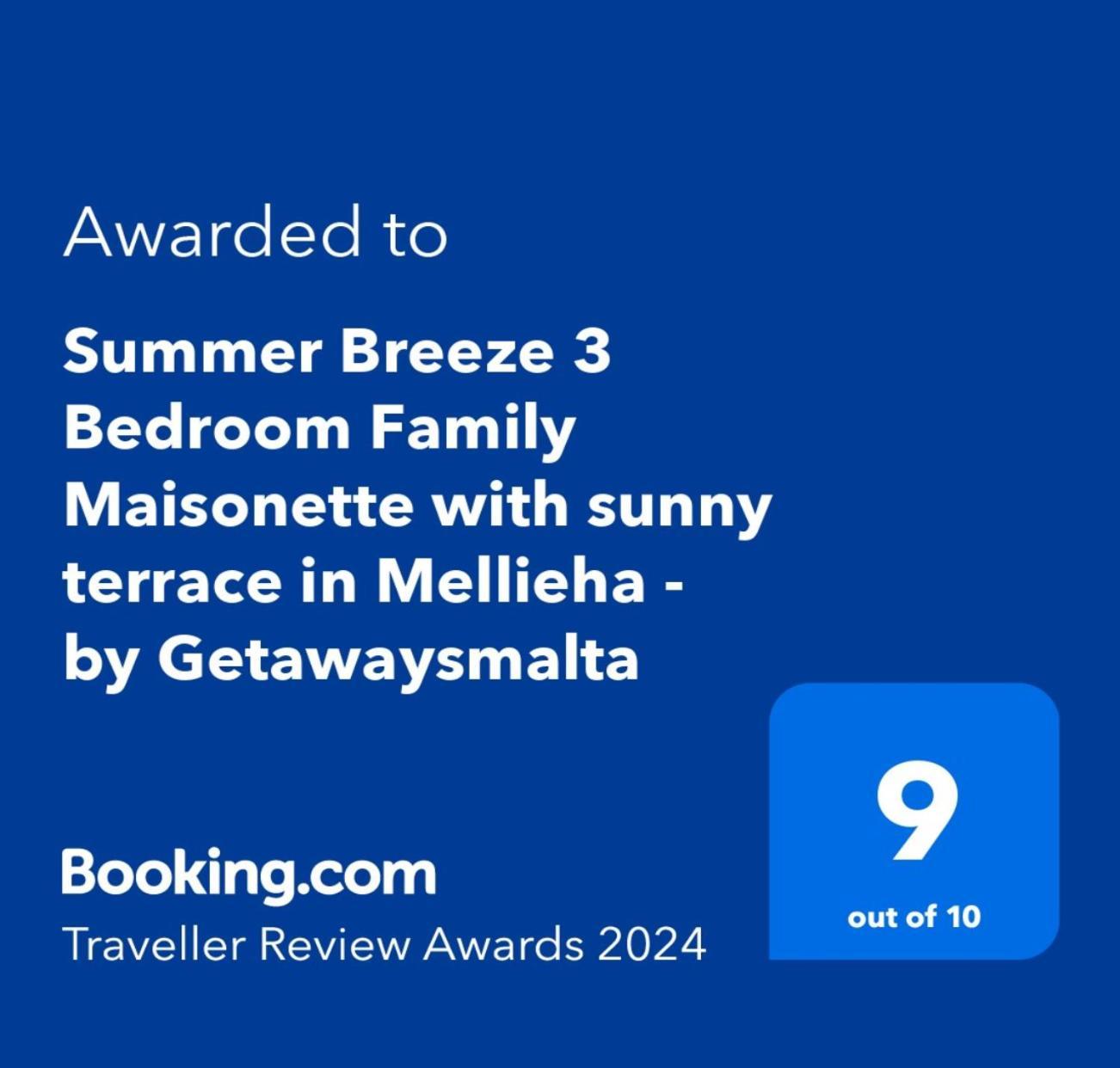 Summer Breeze 3 Bedroom Family Maisonette With Sunny Terrace In Mellieha - By Getawaysmalta Luaran gambar
